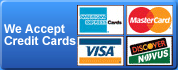 Locksmith Riverside accepts all major credit cards